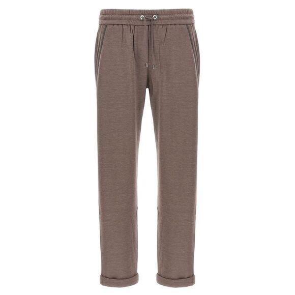 Brunello Cucinelli Women 'Shiny Pocket Detail' Joggers